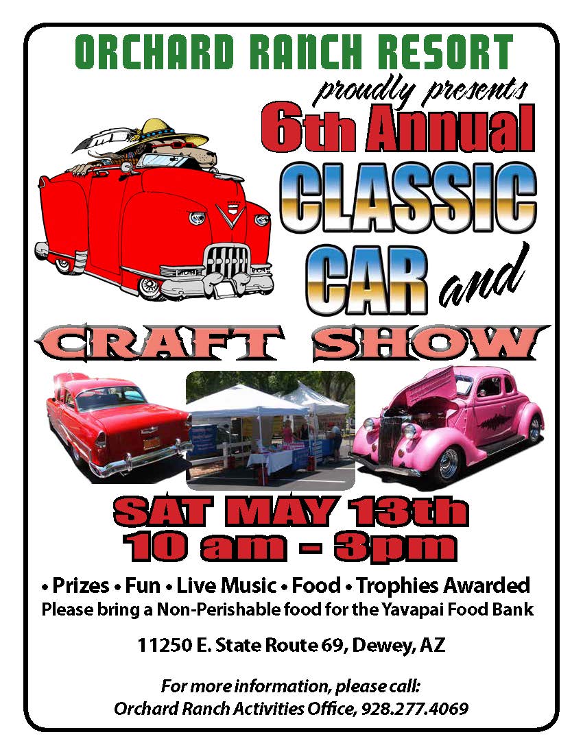 Orchard Ranch Classic Car Show & Crafts Yavapai County Food Bank